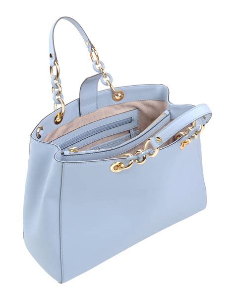 baby blue michael kors purse large|Women's Blue Designer Handbags .